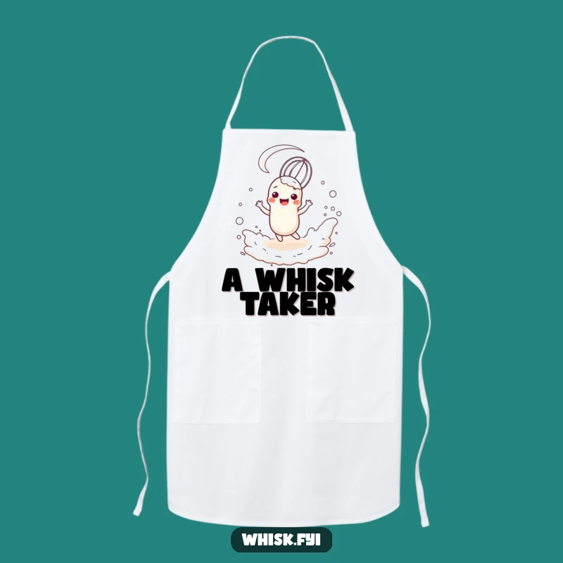 Funny Whisk Flour Cloud Apron: Joyful Baker Accessory for Kitchen Fun Gift
