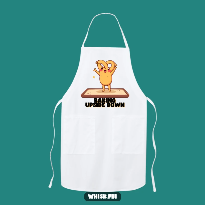 Funny Pretzel Handstand Apron: Bakery Fun Ready, Perfect Funny Gift for Bakers