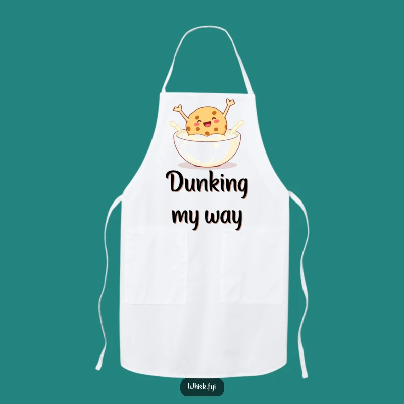 Funny Cookie Jumping Apron: Snack Time Fun Ready, Perfect Funny Gift for Bakers