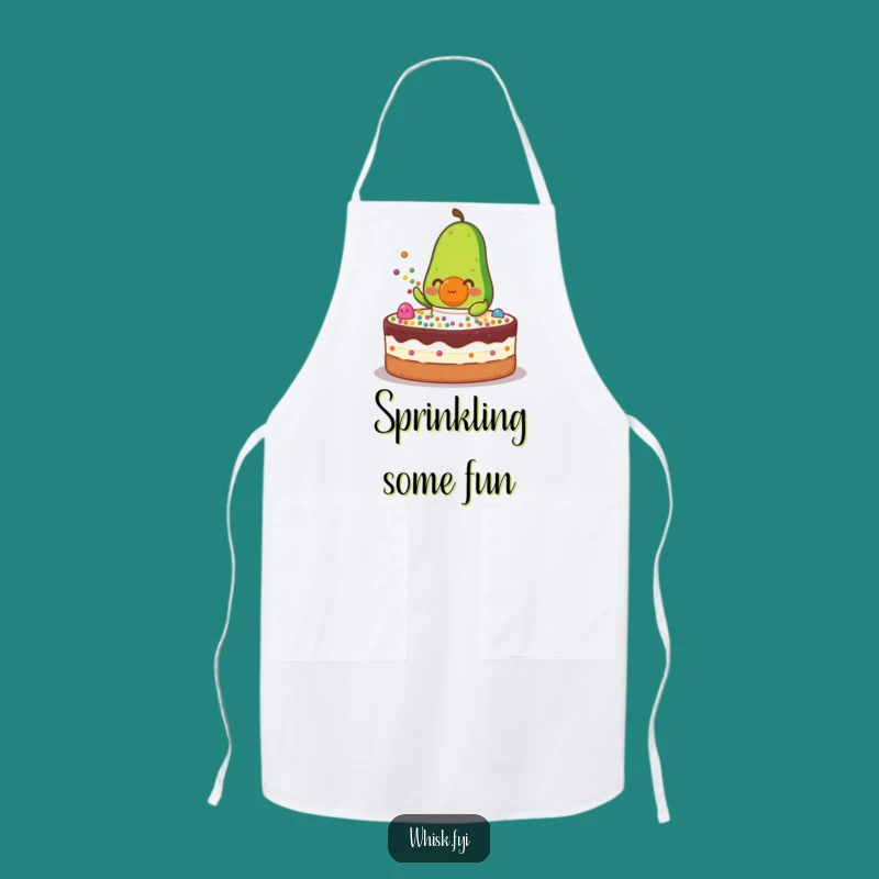 Funny Avocado Baker Apron - Cake Decorating Kitchen Wear, Perfect Funny Gift