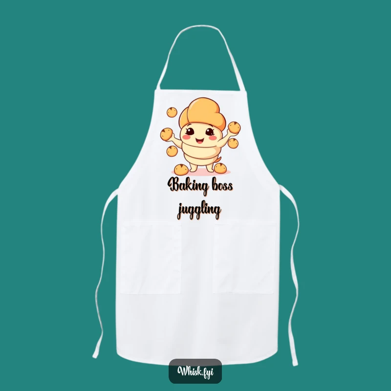 Funny Croissant Apron: Bakery Chef Wear, Hilarious Foodie Kitchen Gift