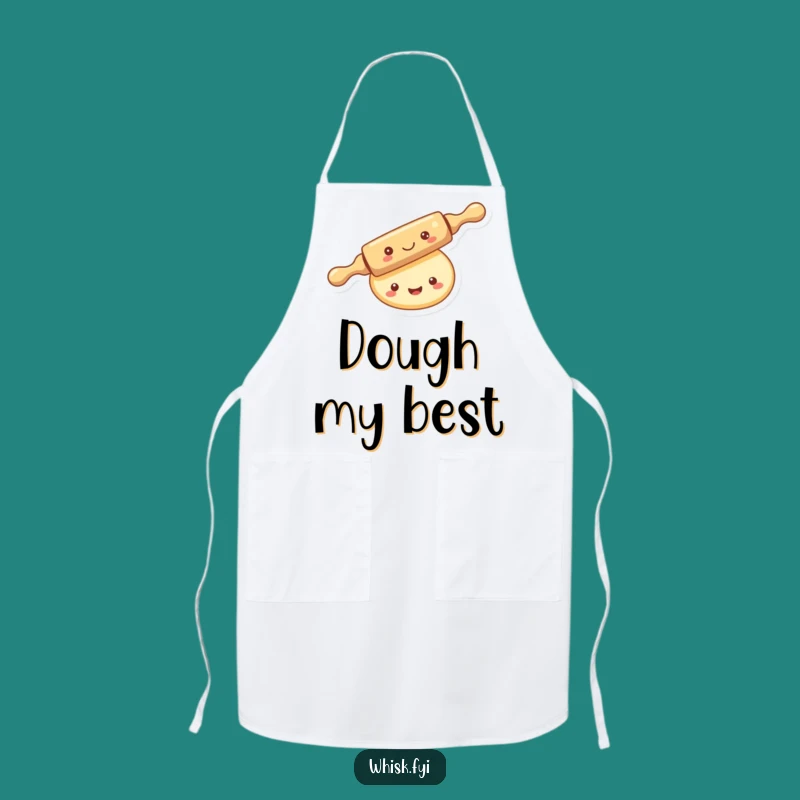 Funny Kawaii Rolling Pin Apron: Baker's Delight for Kitchen Fun
