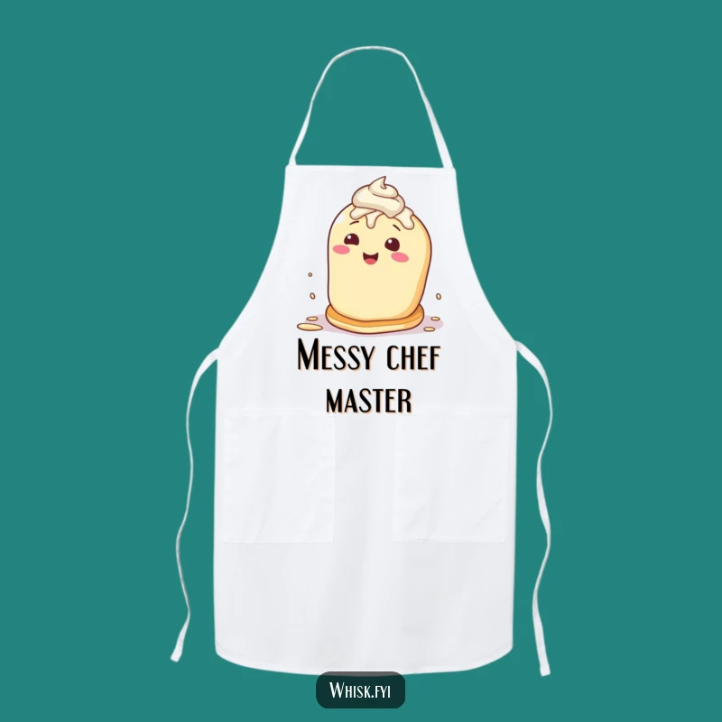 Funny Pancake Apron: Breakfast Chef Wear, Hilarious Foodie Kitchen Gift