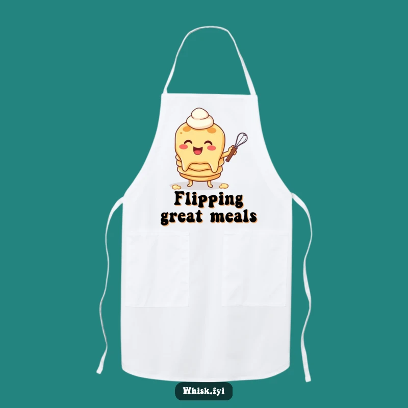 Funny Pancake Whisk Apron: Flip into Hilarious Breakfast Cooking