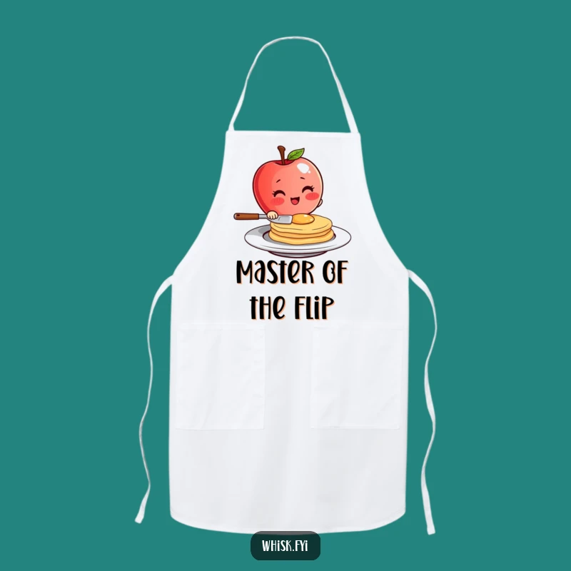Funny Apple Baking Apron - Cheerful Breakfast Humor Gift