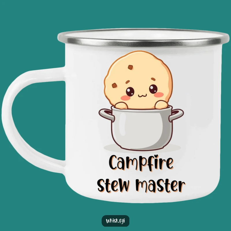 Funny Kawaii Cookie Campfire Mug - Hilarious Gift for Curious Campers