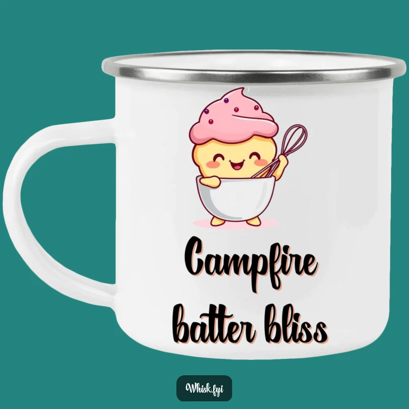 Funny Kawaii Muffin Camping Mug: Adventure-Ready & Hilarious Outdoor Gift