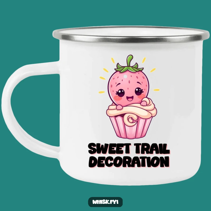 Funny Strawberry Decorating Camp Mug - Rustic Baking Humor Gift