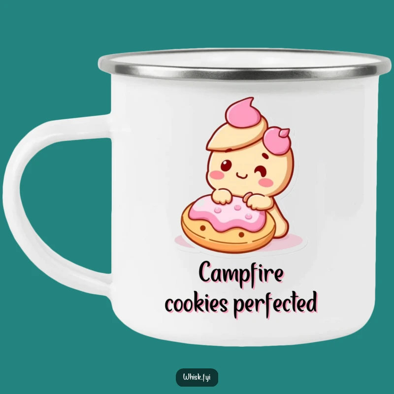 The Ultimate Funny Kawaii Cookie Camping Mug - Decorating Humor Gift