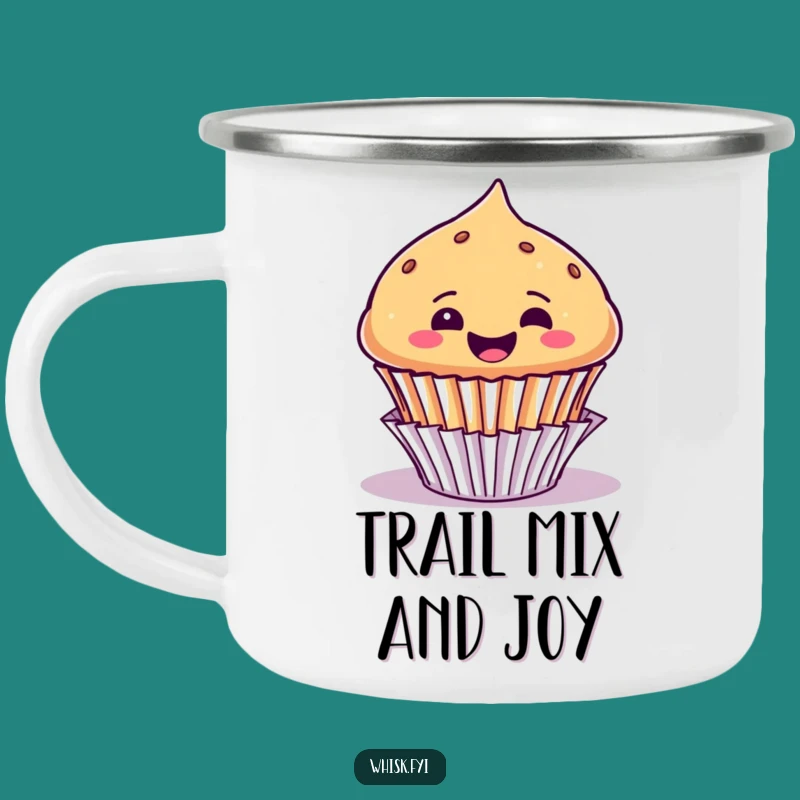 Funny Muffin Camping Mug: Sip in Glee with this Baked Treat Adventure Cup