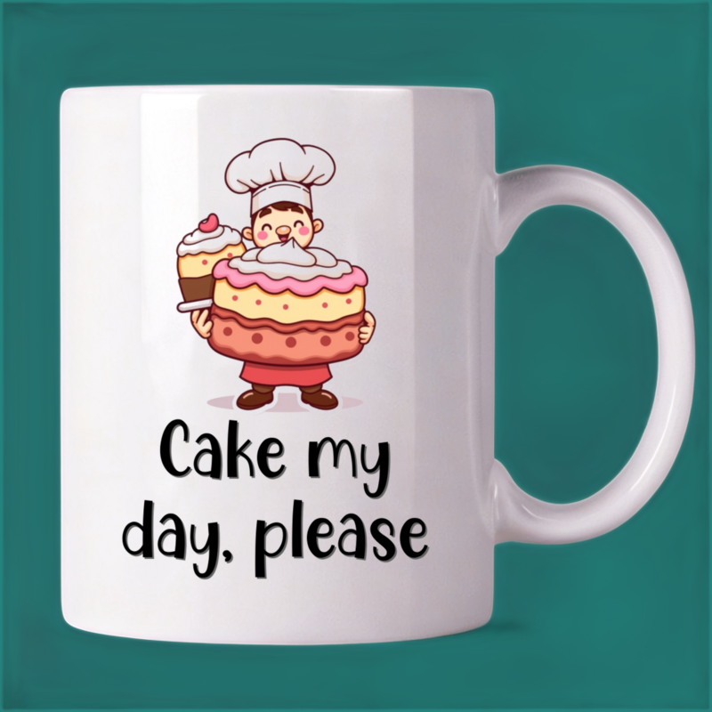 Pastry Chef's Cake Mug: Sweeten Your Morning!