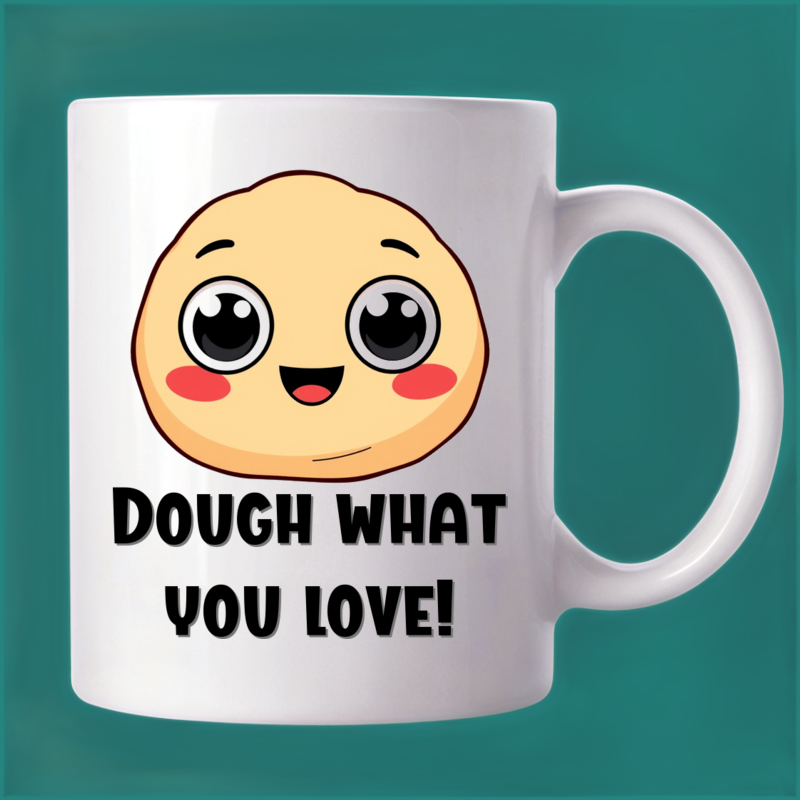 Googly-Eyed Dough Ball Mug: Fun for All!