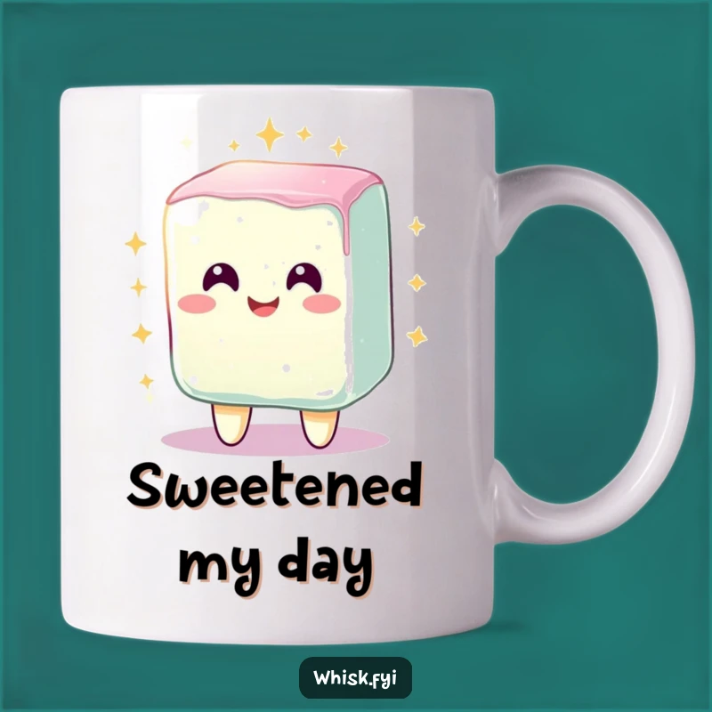 Funny Sugar Cube Mug - Radiant Mixing Sweetness Gift