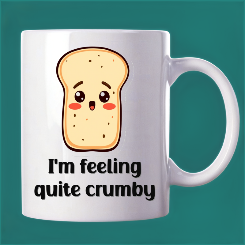 Surprised Loaf of Bread Mug: Get Baked Today!