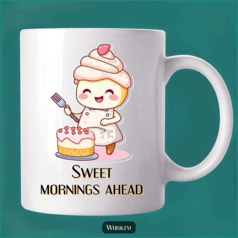 Funny Cupcake Decorator Mug: Joyful Baker's Treat, Perfect Gift