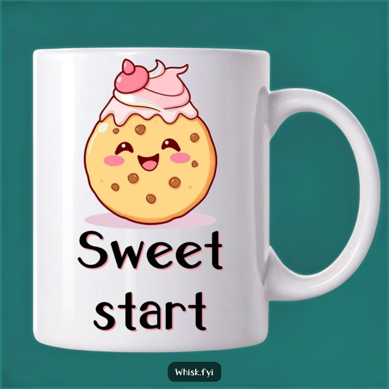 Funny Kawaii Cookie Icing Mug: Sweetest Treat for Hilarious Mornings