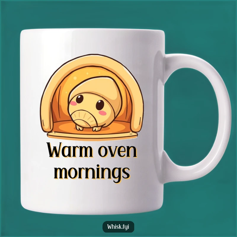 Funny Croissant Oven Mug: Warm Up Your Day with this Hilarious Gift