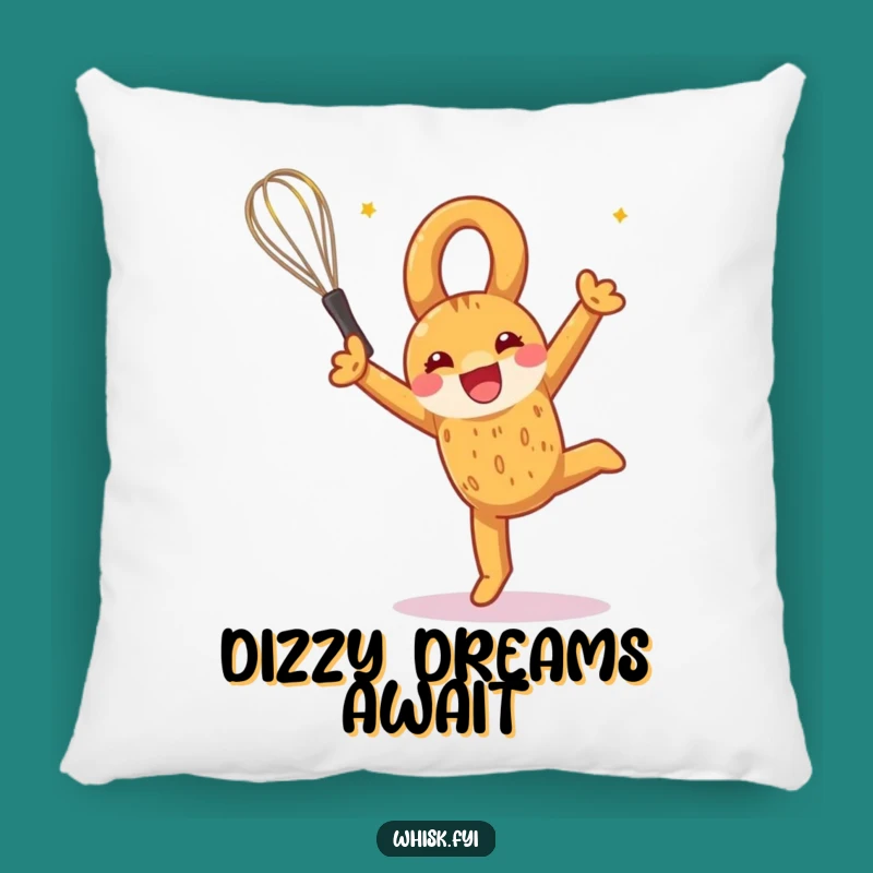 Funny Pretzel Somersault Pillow A Cozy Baking Accent Gift