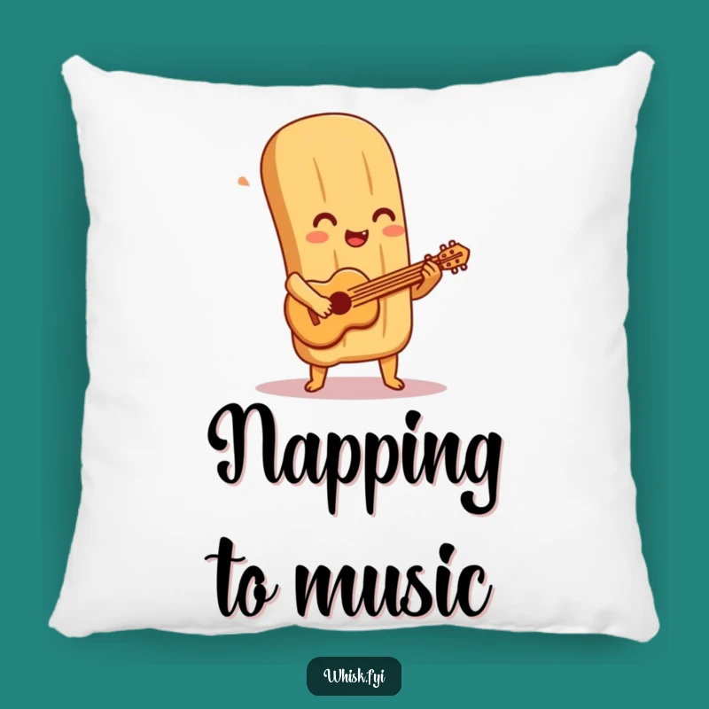 Funny Baguette Guitar Pillow: Cozy Comfort, Perfect Funny Gift for Music Naps