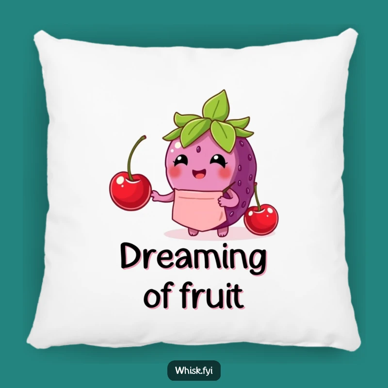 Funny Berry Chef Pillow: Cozy Cushion for Kitchen Comfort