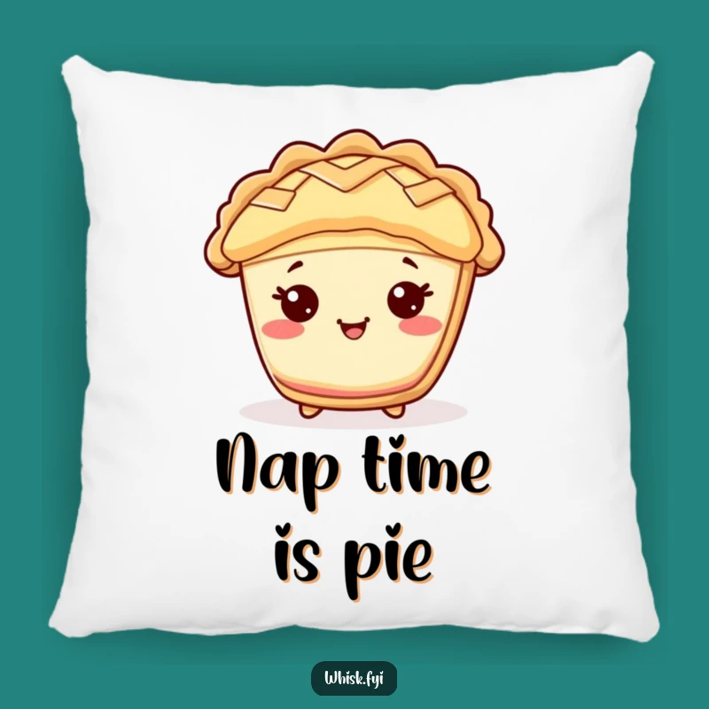Funny Kawaii Pie Pillow: Cozy Cheerful Comfort, Cute Funny Gift