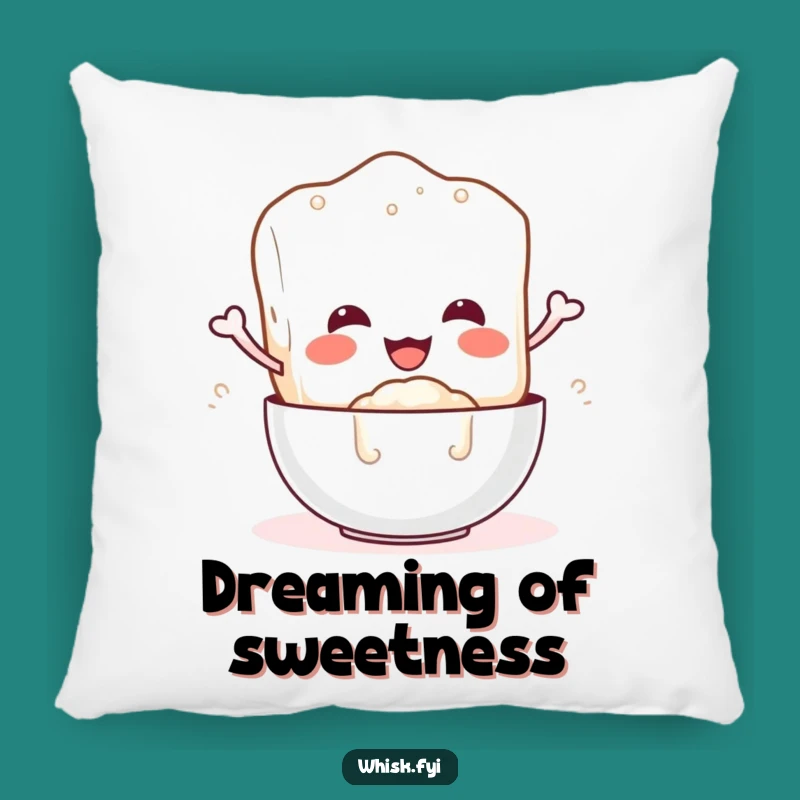 Funny Sugar Cube Pillow: Snuggle Up with Sweet, Comfy Humor