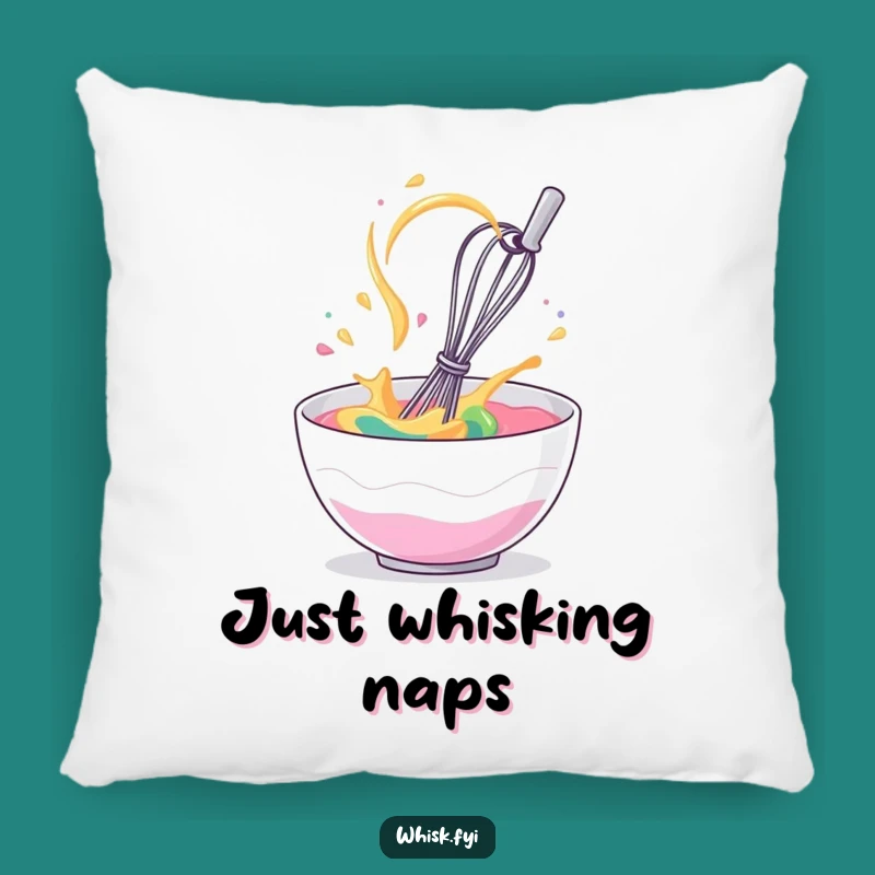 Funny Whisk Batter Pillow: Cozy Comfort with Giggling Kitchen Utensil Fun