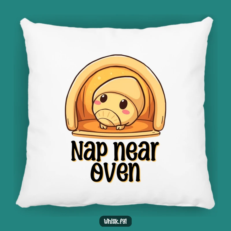 Funny Croissant Oven Pillow: Cozy Comfort with a Baked Good Friend