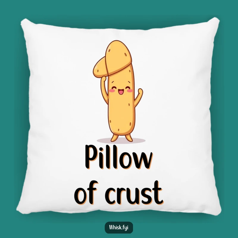 Funny Proud Baguette Pillow - A Comforting Hug of Baking Success