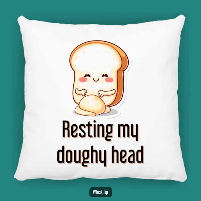 Funny Bread Kneading Dough Pillow: Soft Baker Character Cushion Gift