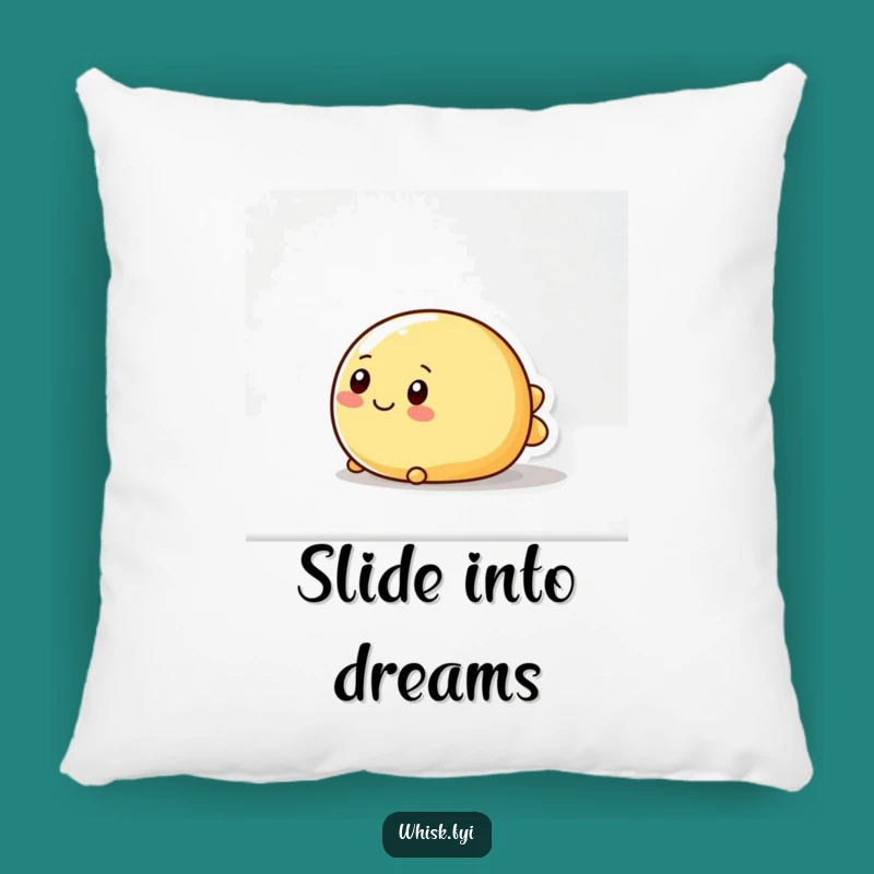 Funny Wobbly Butter Pillow - Cozy Sliding Accent Decor