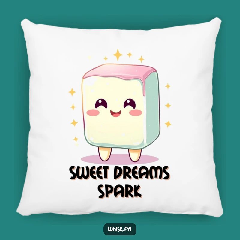 Funny Sugar Cube Pillow - Cozy Radiant Accent Decor