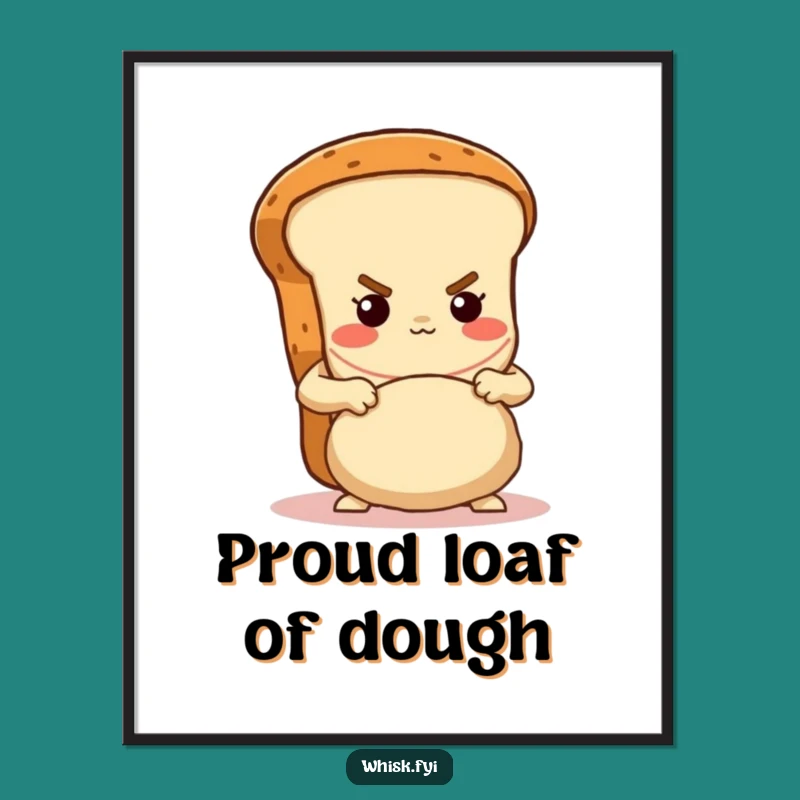 Funny Bread Loaf Kneading Digital Art - Instant Baker's Humor Download