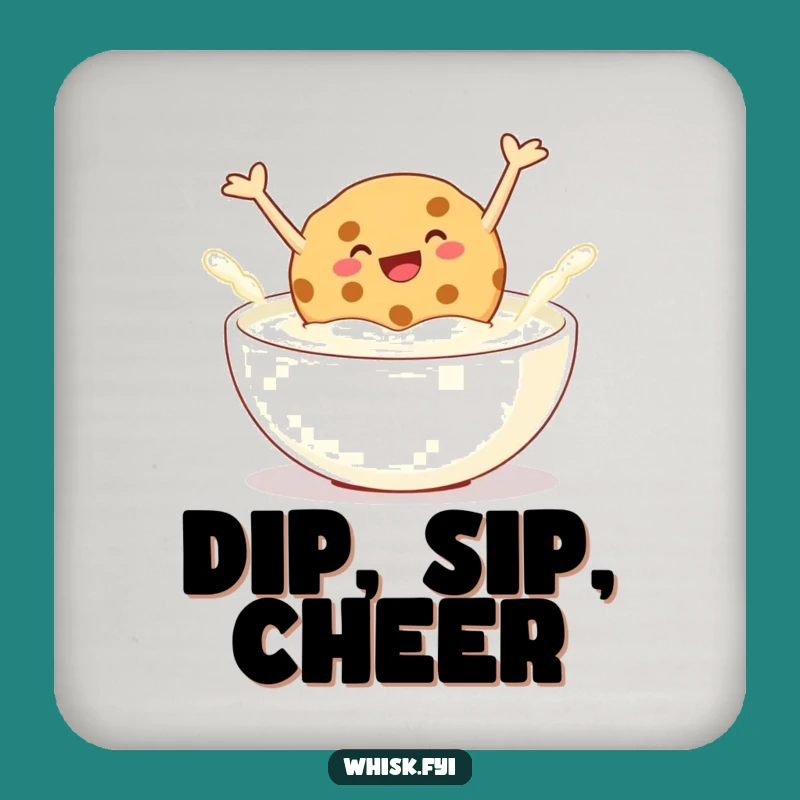 Funny Cookie Jumping Coaster Set: Protect Surfaces Playfully, Perfect Funny Gift for Tables