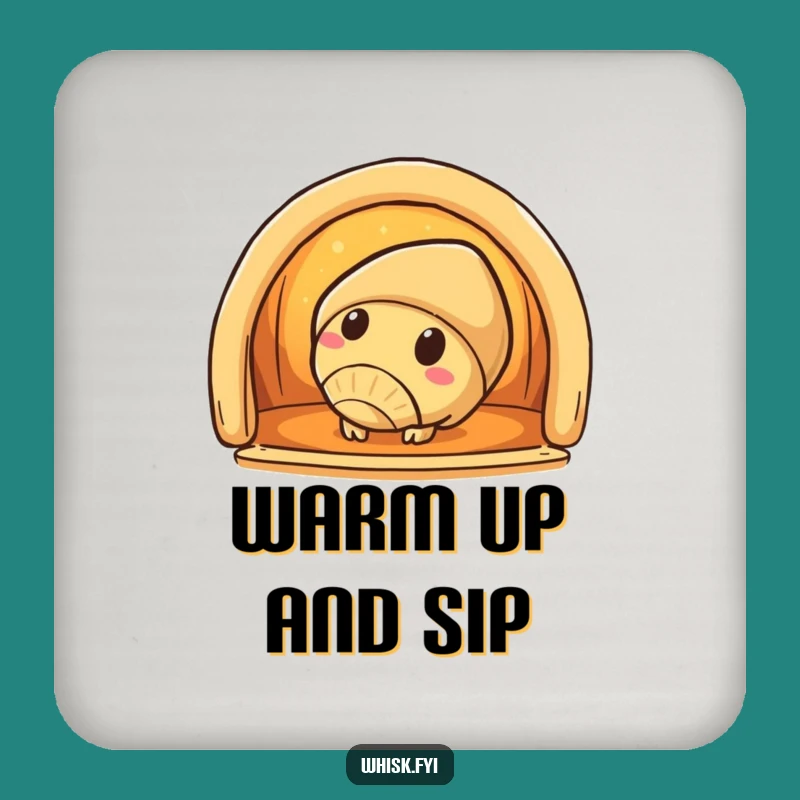 Funny Croissant Oven Coaster: Protect Surfaces with Pastry Humor