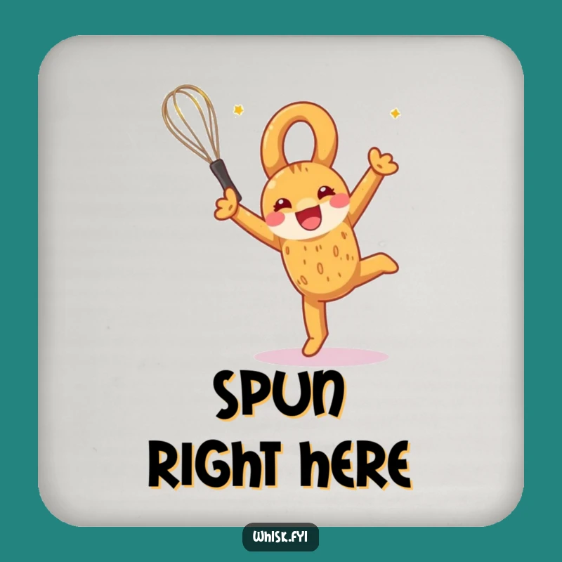 Funny Pretzel Somersault Coaster A Protective Baking Gift