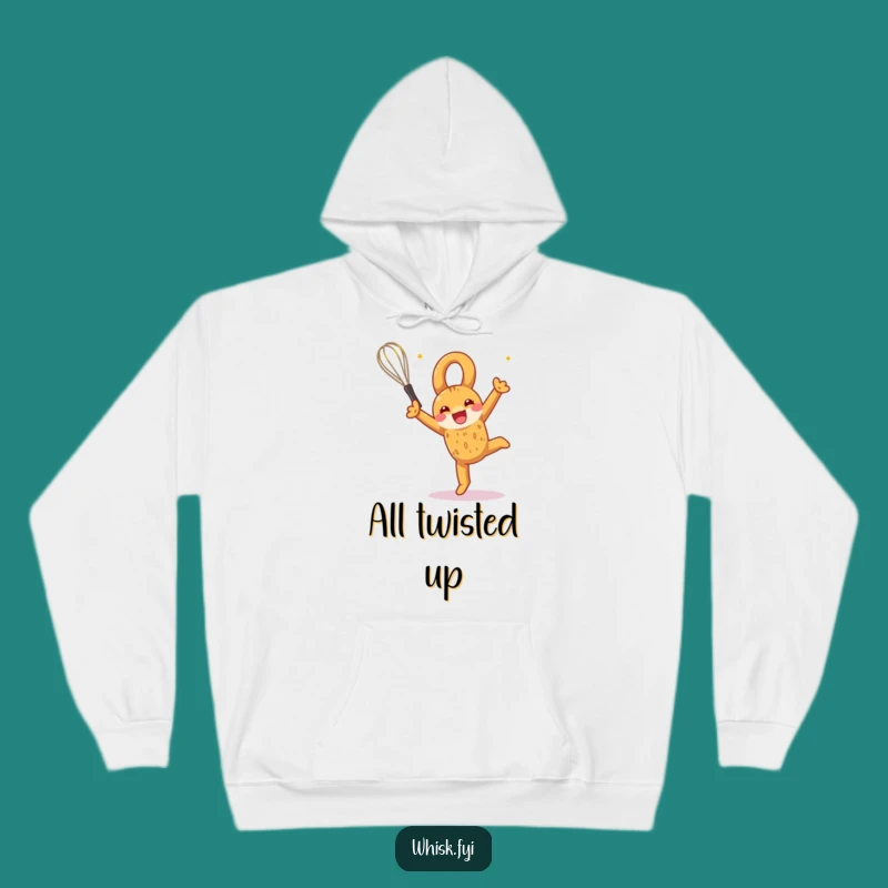 Funny Pretzel Somersault Hoodie A Cozy Baking Humor Gift