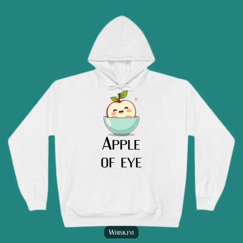 Funny Kawaii Apple Bobbing Hoodie: Cozy Fall Sweatshirt, Great Seasonal Gift
