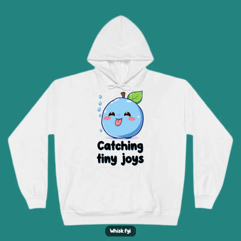 Cozy Funny Blueberry Sprinkle Hoodie - Warm Dessert Humor Gift