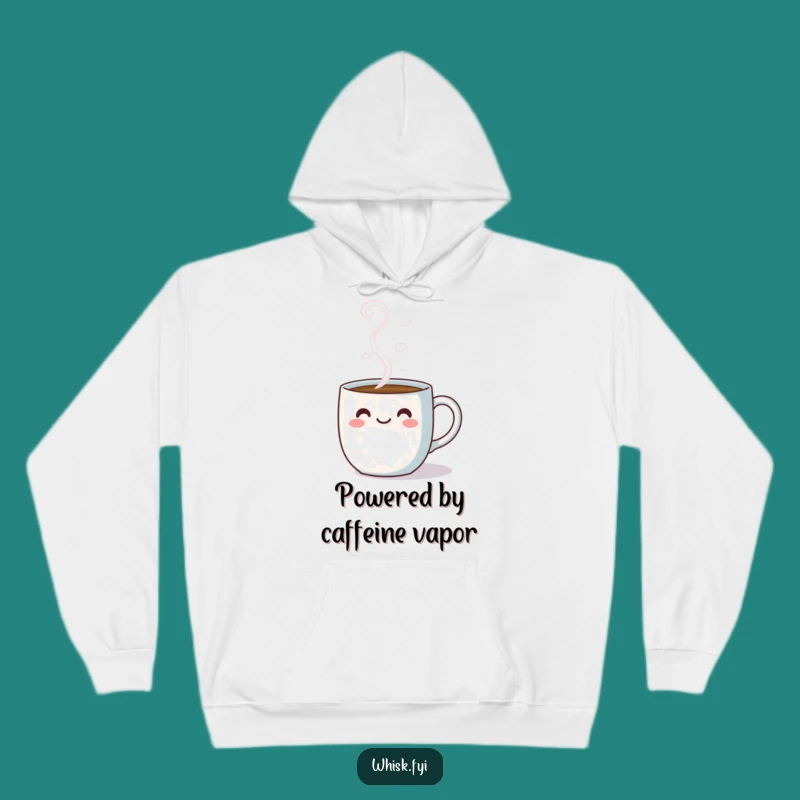 Cozy Funny Kawaii Hoodie: Cheerful Steam Mug for Warm Hugs