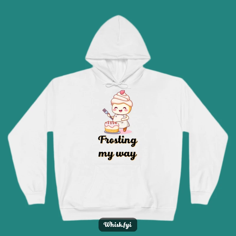 Funny Cupcake Decorator Hoodie: Cozy Baker Sweatshirt, Warm Gift