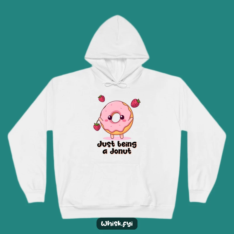 Funny Donut Berry Toss Hoodie - Cozy and Hilarious Sweet Gift