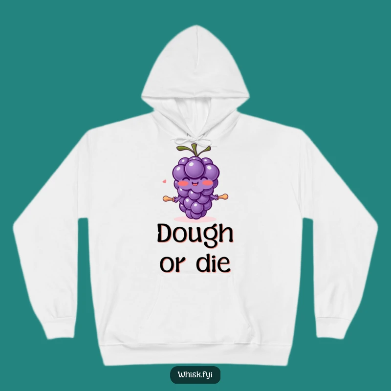 Funny Grape Baker Hoodie - Cozy Dough Rolling Sweatshirt, Ideal Funny Gift