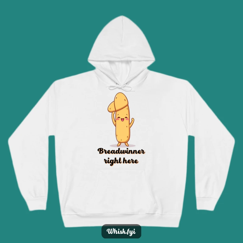 Funny Proud Baguette Hoodie - Cozy Comfort for the Victorious Baker