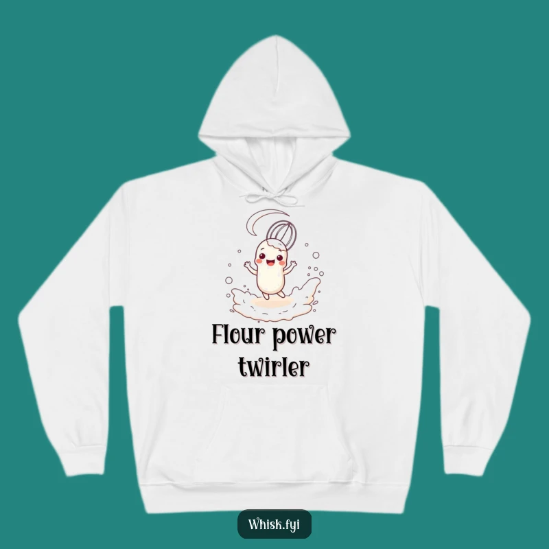 Funny Whisk Flour Cloud Hoodie: Cozy & Joyful Baker Gift