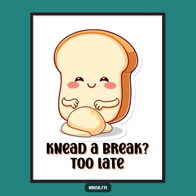 Free Printable Wall Art: Bread Baker - Whimsical Downloadable Decor!