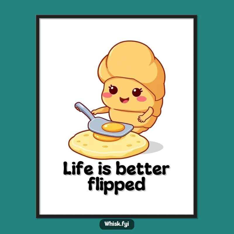 Free Printable Croissant Breakfast Wall Art Funny Downloadable Decor for Kitchens