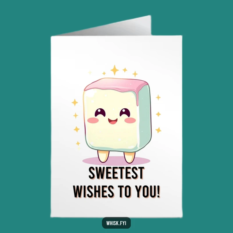 Free Printable Bday Card: Radiant Sugar Cube Sparkle - Funny Downloadable