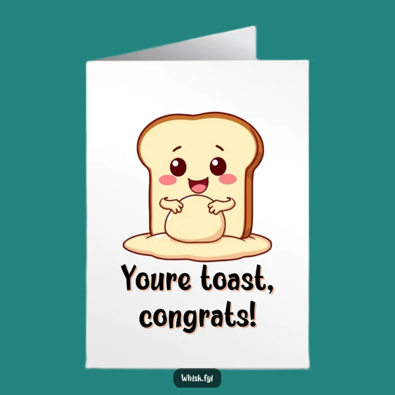 Free Printable Congrats Card: Kneading Bread Art, Perfect DIY Gift for Culinary Success