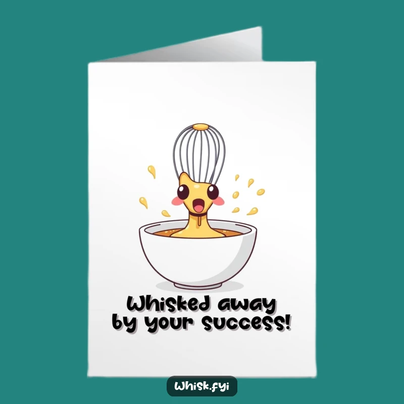 Free Printable Whisk Congratulations Card: Wild Spin Celebration!